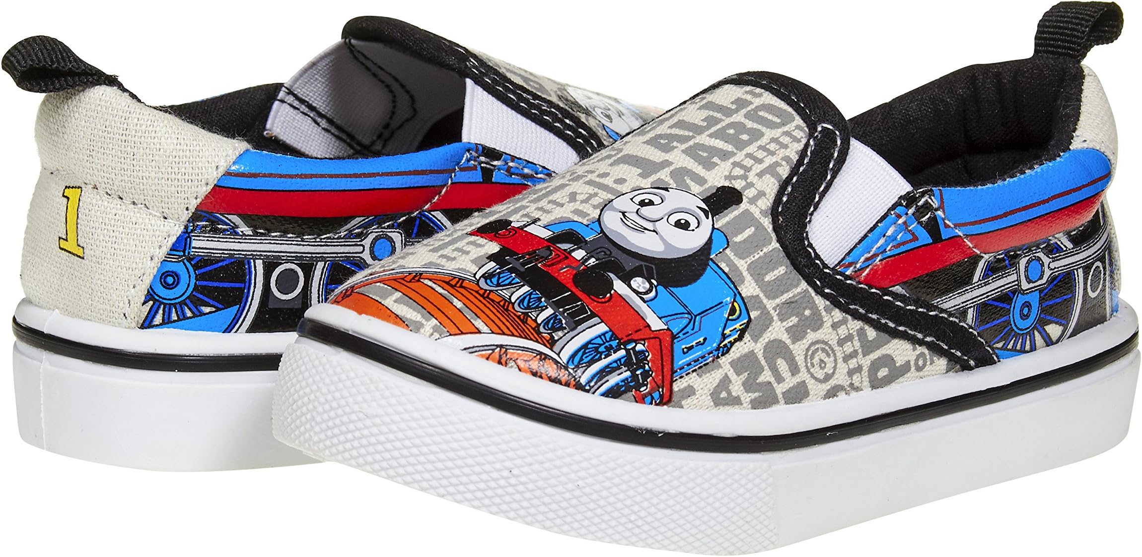 Thomas and Friends Toddler Boy Shoes; Slip-On Little Kids Character Shoes
