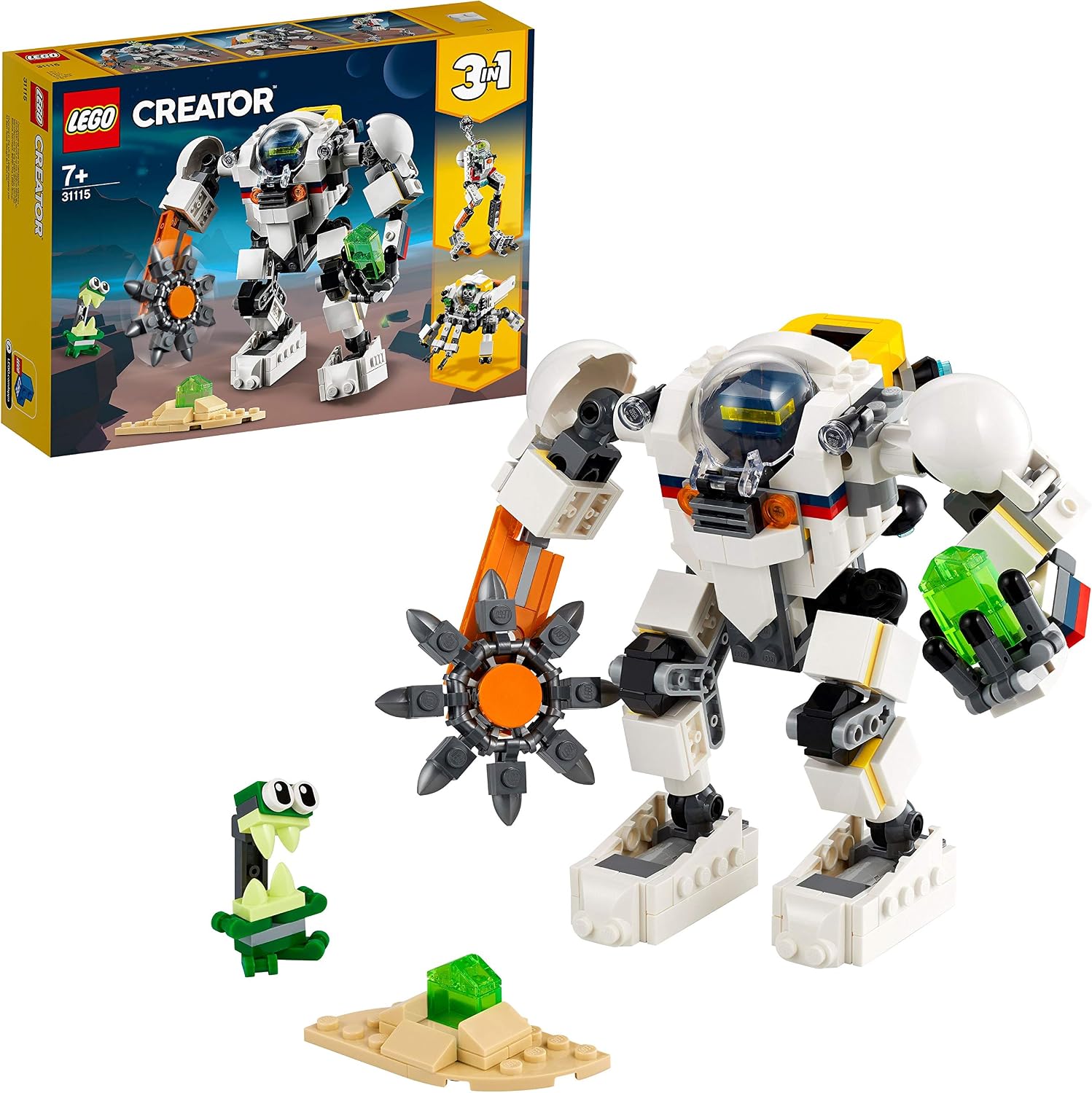 LEGO 31115 Creator Space Mining Mech, Black