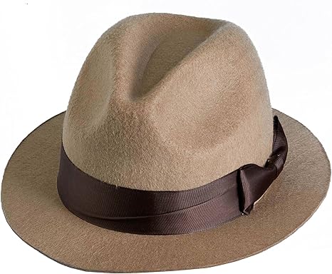 fedora hat tan