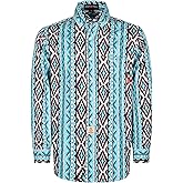 BOCOMAL FR Shirts Printed Bohemia Button Down Flame Resistant NFPA2112 CAT2 Work Shirt