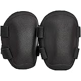 AmazonCommercial Non-Marring Polyester-Cap Knee Pads, 5.75 in, Black, 1 pair