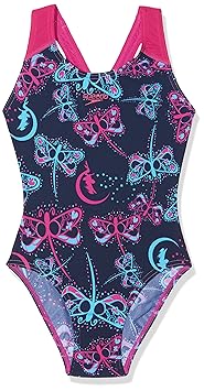 Speedo Mädchen flashfly Allover Splashback Badeanzug, Mädchen, Flashfly Allover Splashback