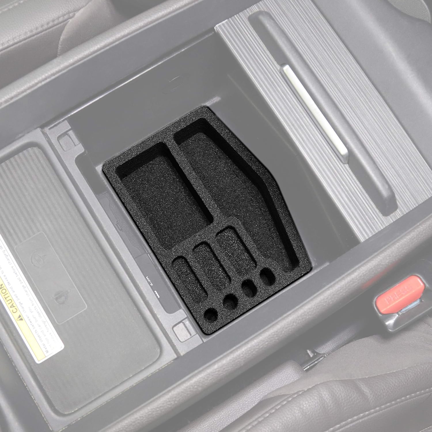 Red Hound Auto Center Console Organizer 2 Piece Stacking