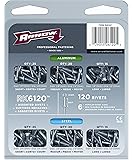 Arrow Fastener RK6120 Rivet Assortment Kit, 120-Pack