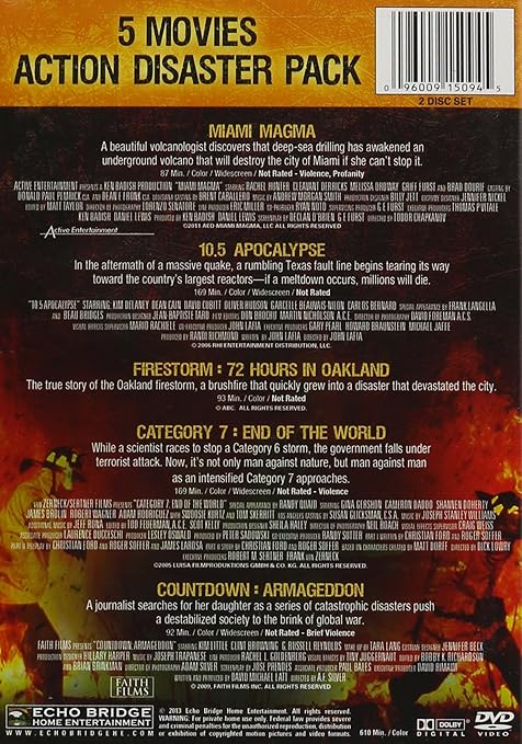 Amazon Com 5 Movie Sci Fi Disasters 5 Movie Sci Fi Disasters Movies Tv