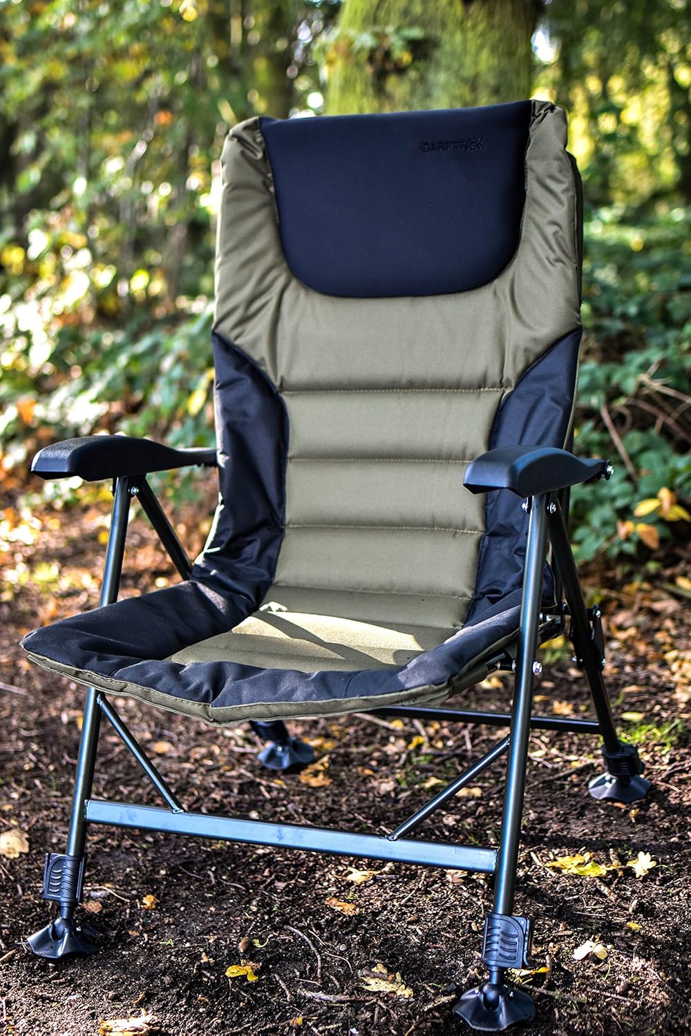 Carptrix Hi Legs Fishing Recliner Arm Chair, High Back Amazon.co.uk