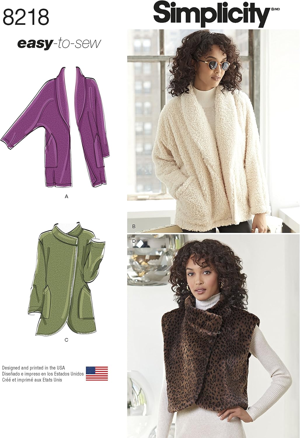 Simplicity Easy To Sew 2257 U5 - Patrones De Costura Para Faldas De Mujer (Tallas 44 A 52