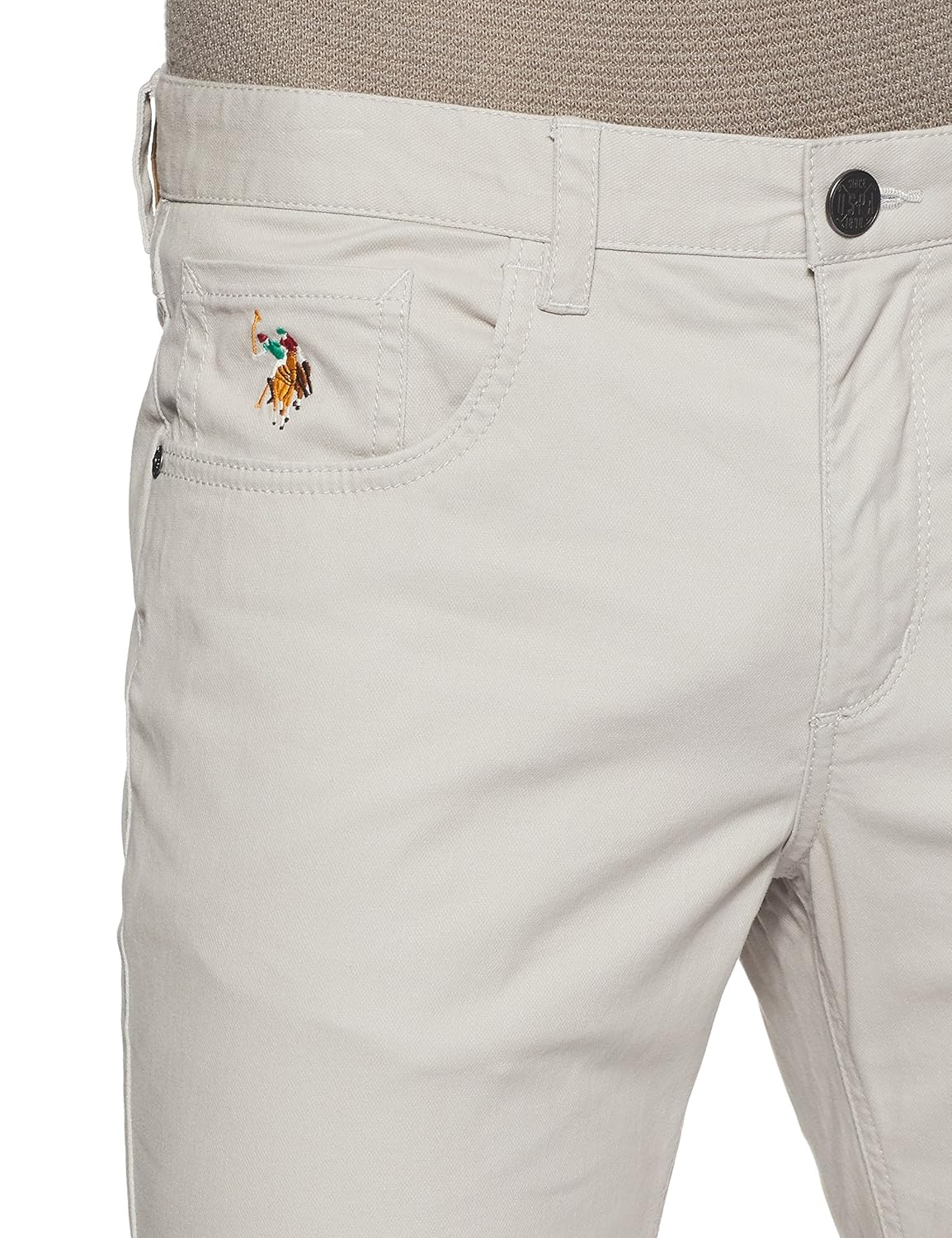 us polo association men's straight fit casual trousers