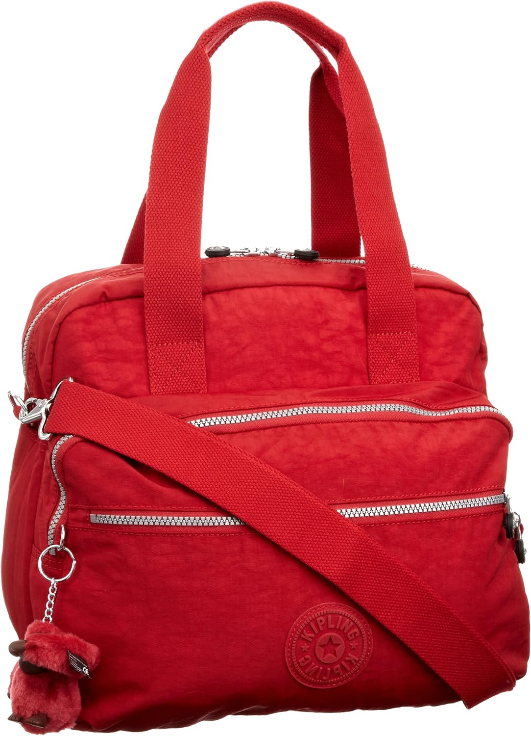 Kipling Kos M Duffel/Travelgear K13118100, Borsa Donna, Rosso (RougeV