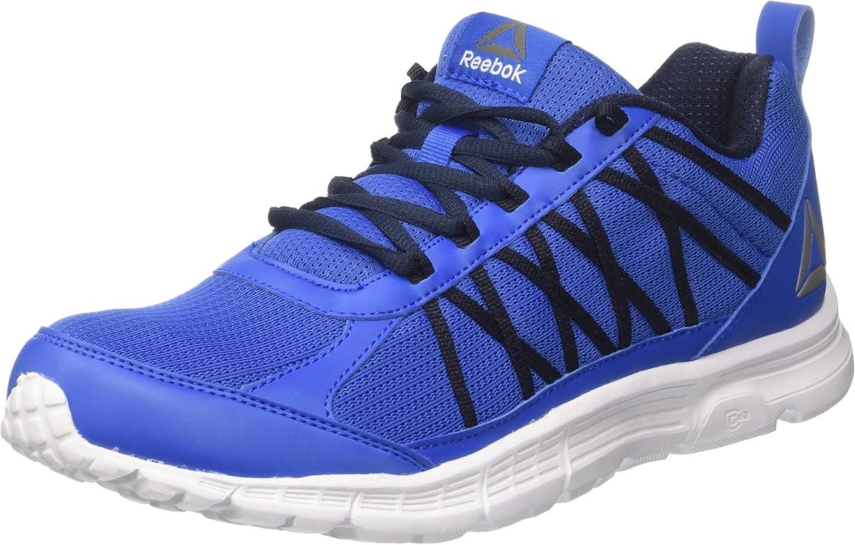 reebok blue running shoes