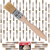 96 PK 1 Inch Chip Paint Brushes For Stains Varnishes Glues Gesso
