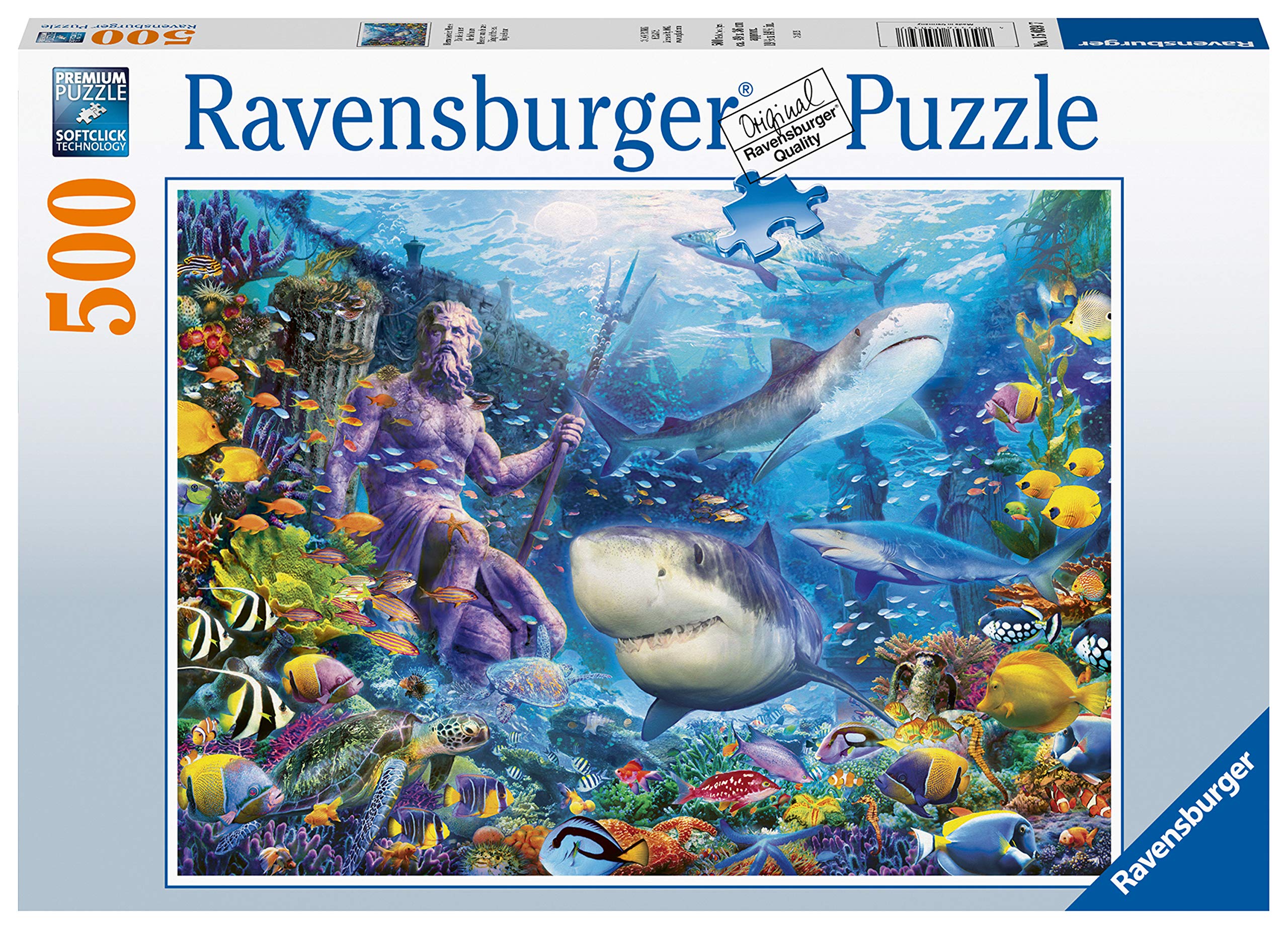 Ravensburger King of the Sea 500pc Jigsaw Puzzle for Adults and Kids Age 10 Years Up