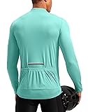 Men's Cycling Jersey Moisture Wicking Long Sleeve