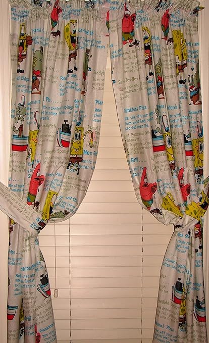 Nickelodeon Spongebob Squarepants Krusty Krab 63 Drapery Panels