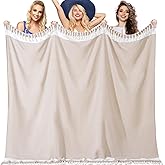 Genovega Oversized Giant Turkish Beach Towel Blanket Extra Large XXL Lightweight Quick Dry Sand Free Boho Throw Pool Cloud Sandrpoof Blankets Women Men Big Jumbo Wide 2 Person Size Dot Beiges