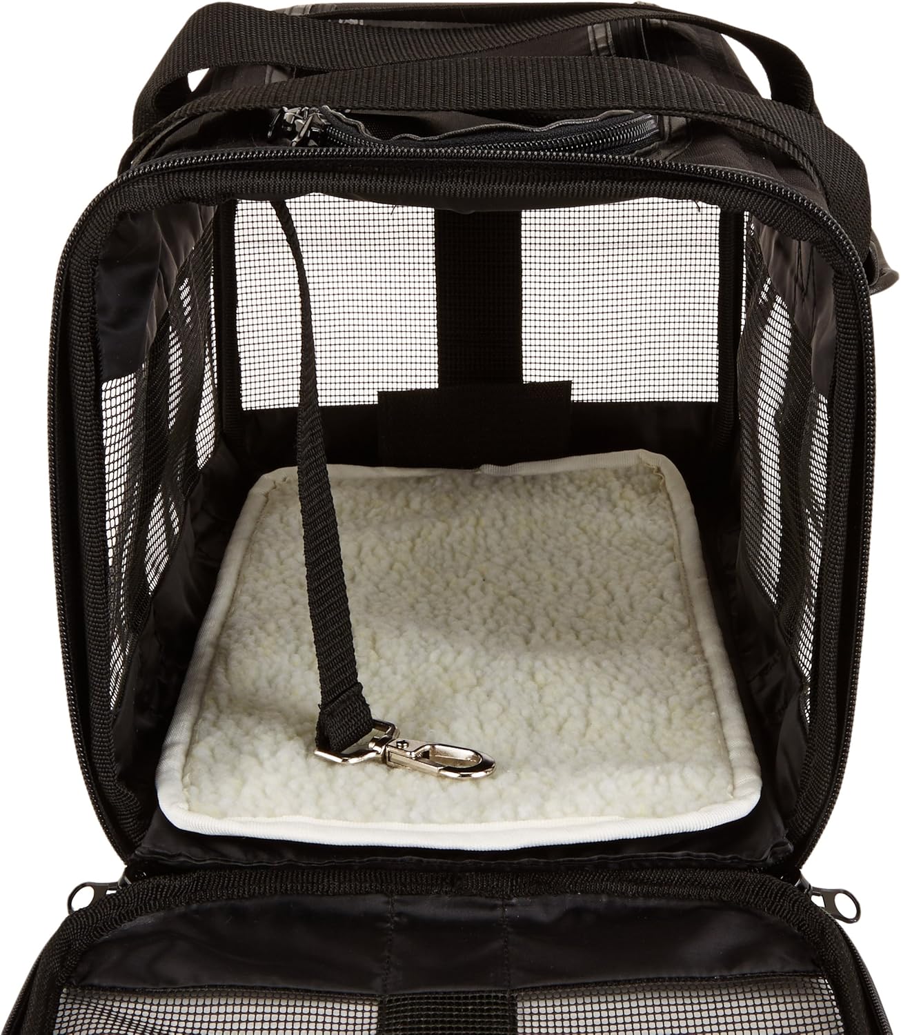 AmazonBasics Small SoftSided Mesh Pet Airline Travel