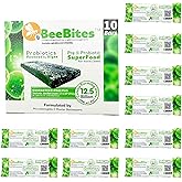 STRONG MICROBIALS BeeBites: SuperFood for Healthy Hives - Honey Bee Fondant with Spirulina and Chlorella - Probiotics Powered by Algae - Best Food for Queen Immunity - 10 Bars (50g Each)