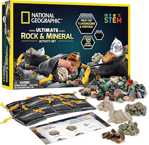 National Geographic Ultimate Rock and Mineral Activity Set Amazon.co