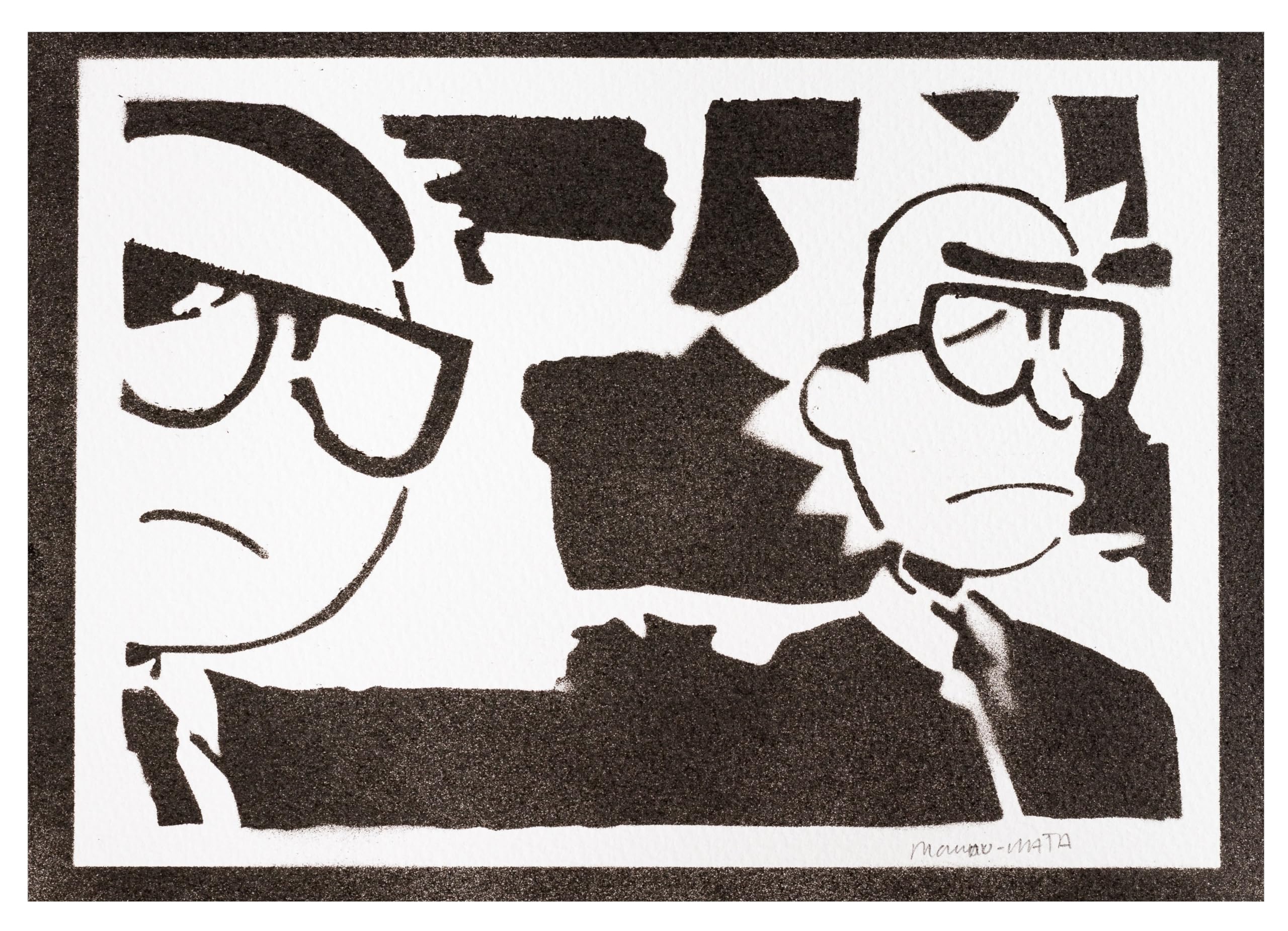 moreno-mata Real Handmade Graffiti Rick and TV Series Poster Room Decor Home Wall Art Decoration Bedroom Gifts for Men and Women