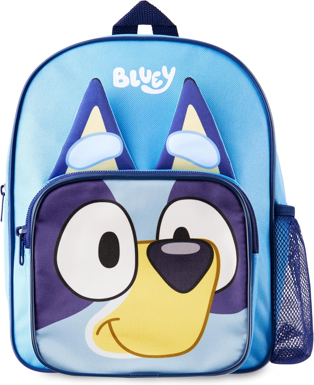 Bluey Backpack for Kids Bluey 3D Cute Rucksack Nursery Preschool Lightweight
