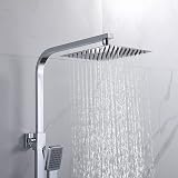 Huibathroom Thermostatic Shower Mixer Set with Handheld and 8" Overhead Rain view 6