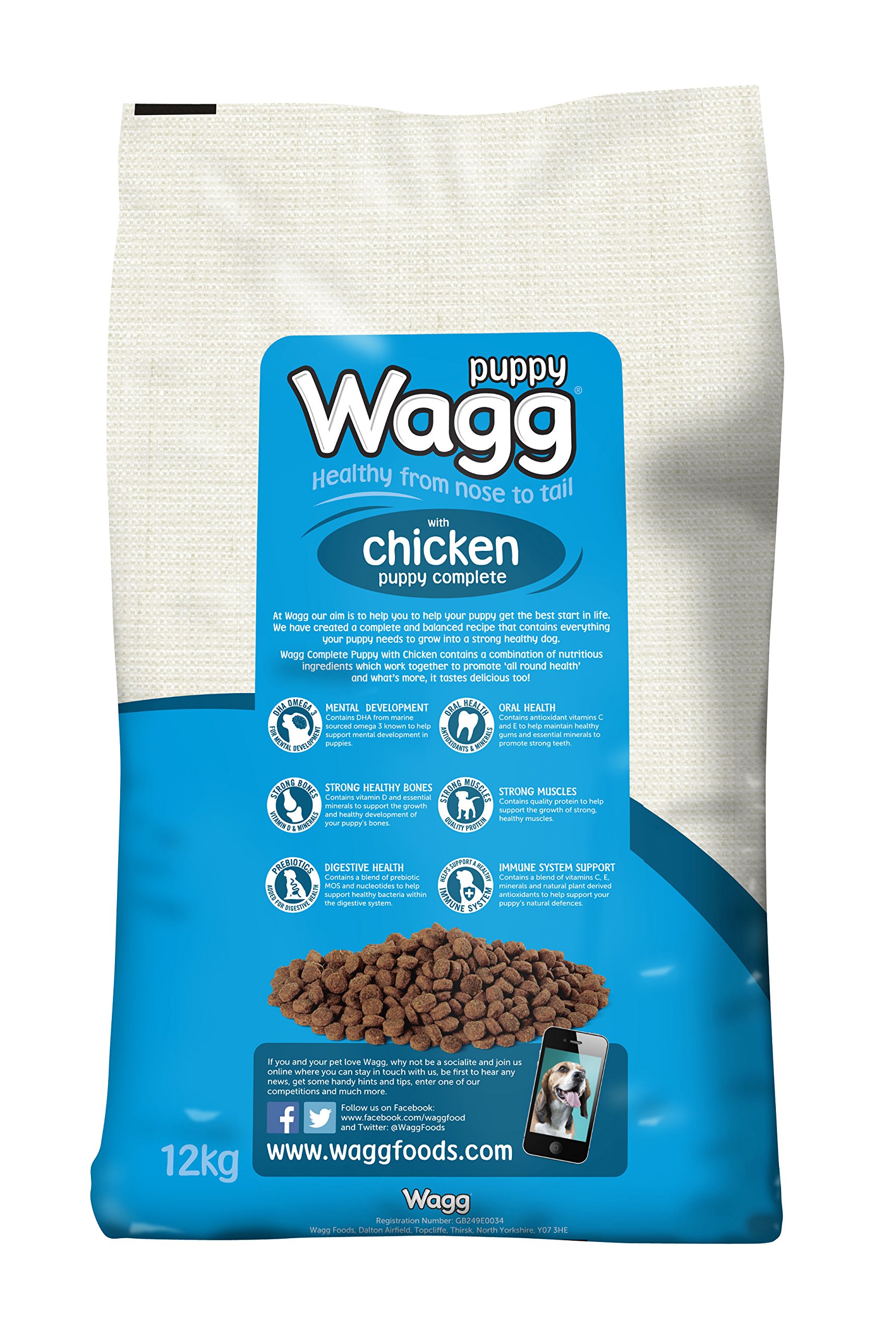 adult wagg dog food