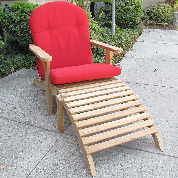 All Natural Top Grade Genuine Teak Wood Adirondack Chair