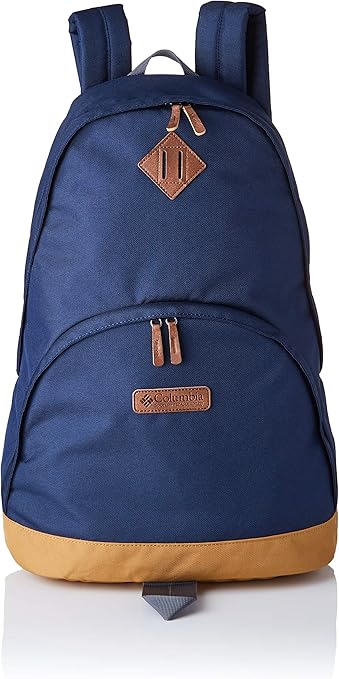 blue and gold backpack