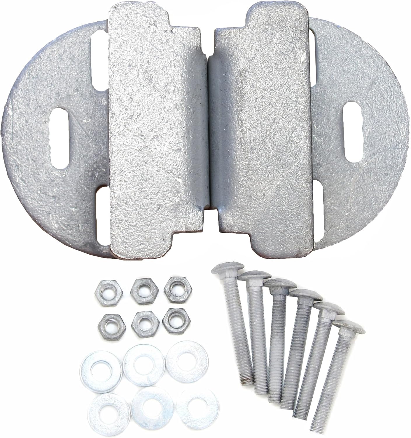 Padlock Protector Heavy Hasp and Handle (Zinc) - - 