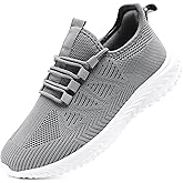 EKRBXA Mens Running Shoes Tennis Shoes Walking Gym Sneakers Lightweight Non Slip Mesh Casual Workout Sneakers