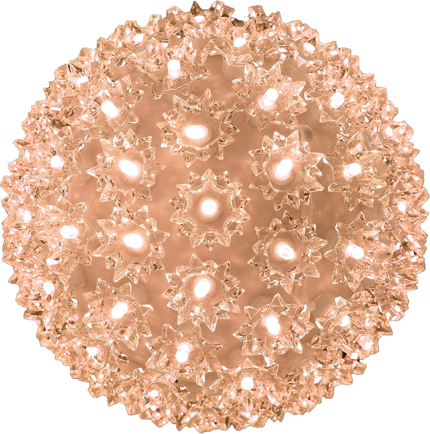 Twinkling White Holiday Bright Lights 7.5Inch Diameter