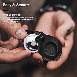 KORDIZ Leather Holder Compatible with Airtag