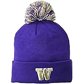 ZHATS NCAA Mens Pom Knit Beanie