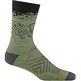 Darn Tough Vermont Micro-Crew Men's Running Socks, Vert - Ultra-Lightweight Cushioned Socks for Men, Style 1065