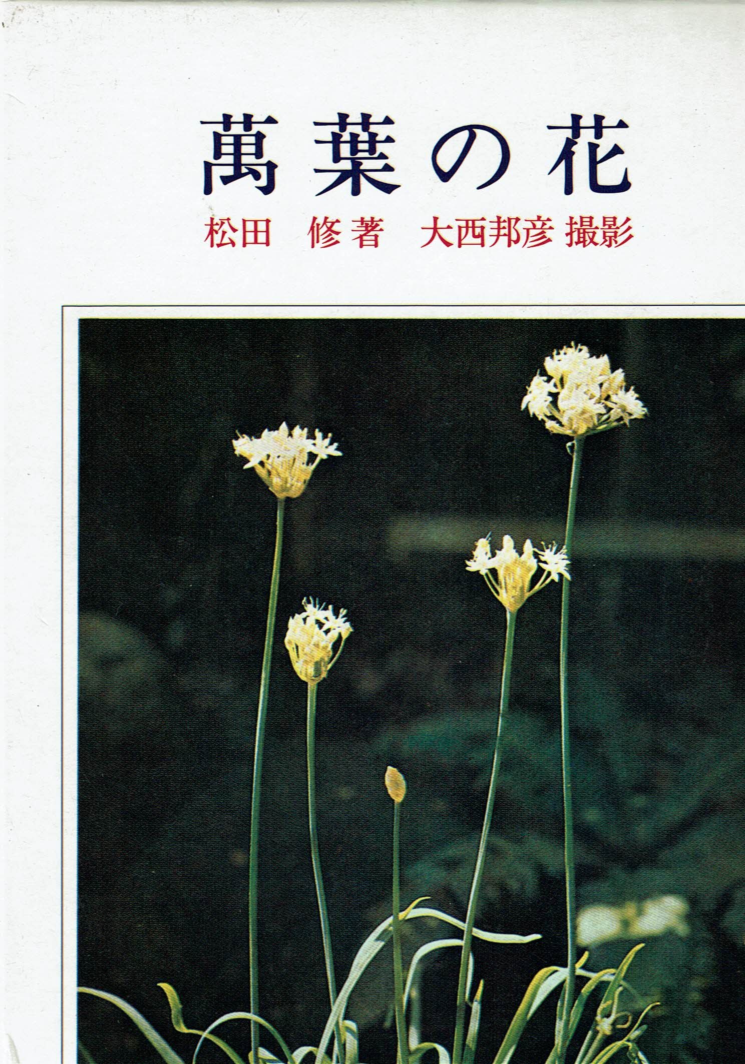万葉の花 Unsodo Books 松田 修 邦彦 大西 本 通販 Amazon Co Jp