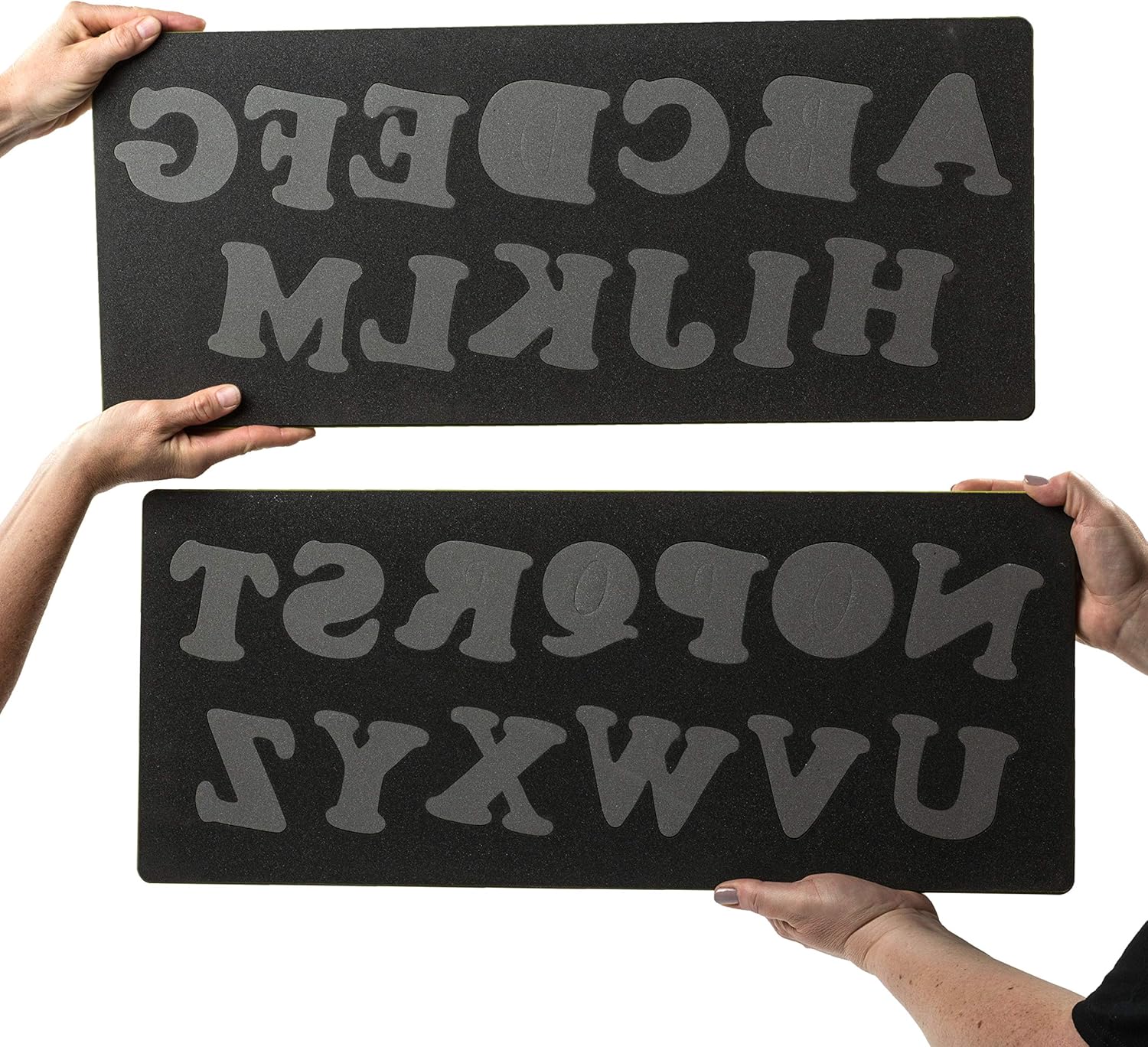 AccuQuilt Stamping Alphabet, set of 2 stamping letters, height about 7.6 cm, 55092, Pink - Image 5