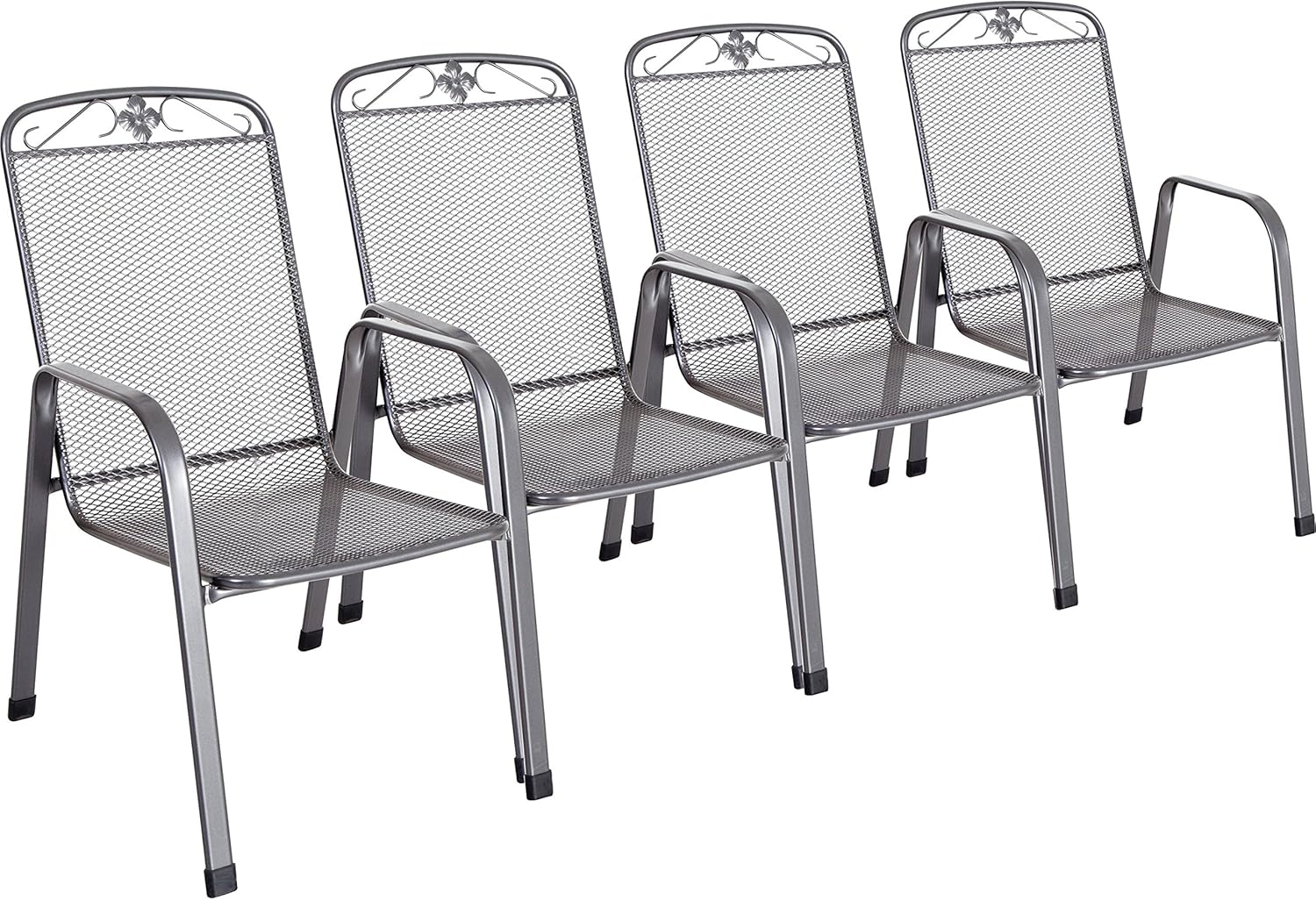 metal stackable garden chairs
