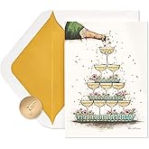 Papyrus Wedding Card - Designed By Bella Pilar, Glitter Free (Overflowing with Love)