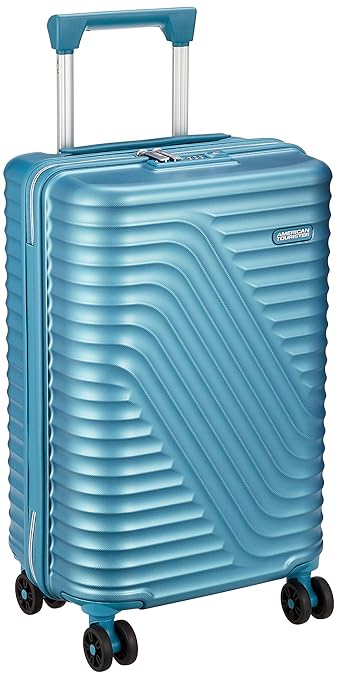 American Tourister Polycarbonate 55 cms Lagoon Blue Hardsided Cabin Luggage (DM1 (2) 71 001)