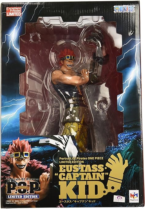 Amazon Com Megahouse One Piece Portrait Of Pirates Eustass Captain Kid Limited Edition Excellent Model Figure Toys Games
