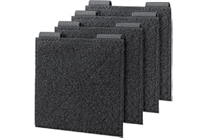 Pitozer Molle Patch Panel,2/4 Pcs Tactical Hook&Loop Adapter Panel Morale Patch Board for Molle Accessories Plate Vest Carrier and Backpack 4"X4"