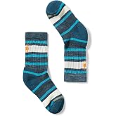 Smartwool Unisex Kids Hike Light Cushion Striped Crew Socks (Toddler/Little Kid/Big Kid)