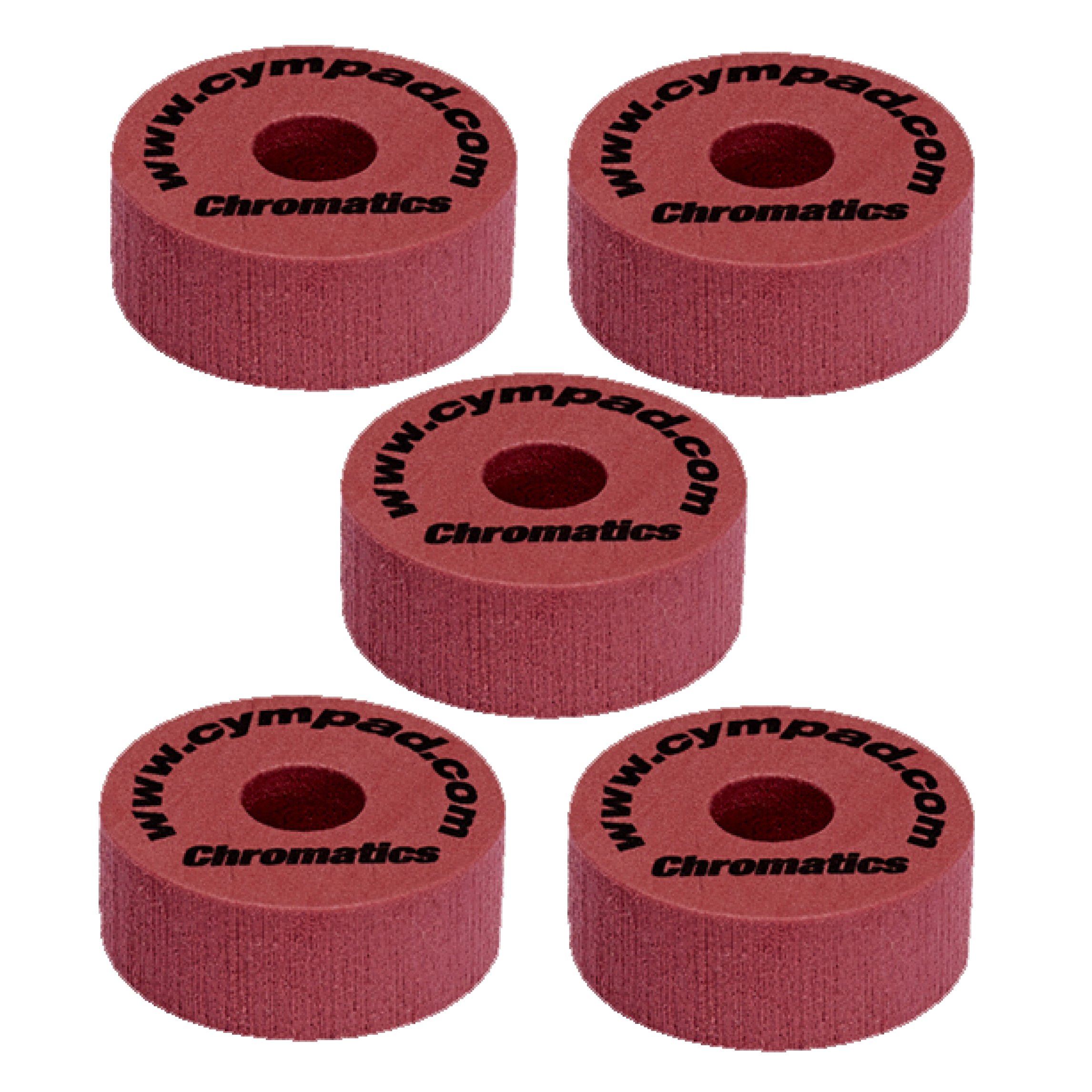 Cympad CYCS15/5C 40/15 mm Chromatics Set - Crimson (Pack of 5)