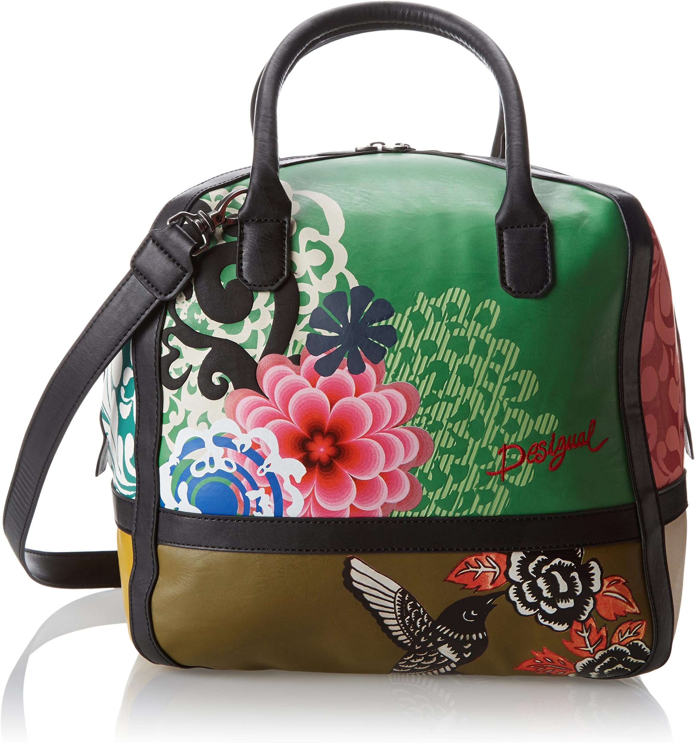 Desigual Cut Bag Tricolor Handbag