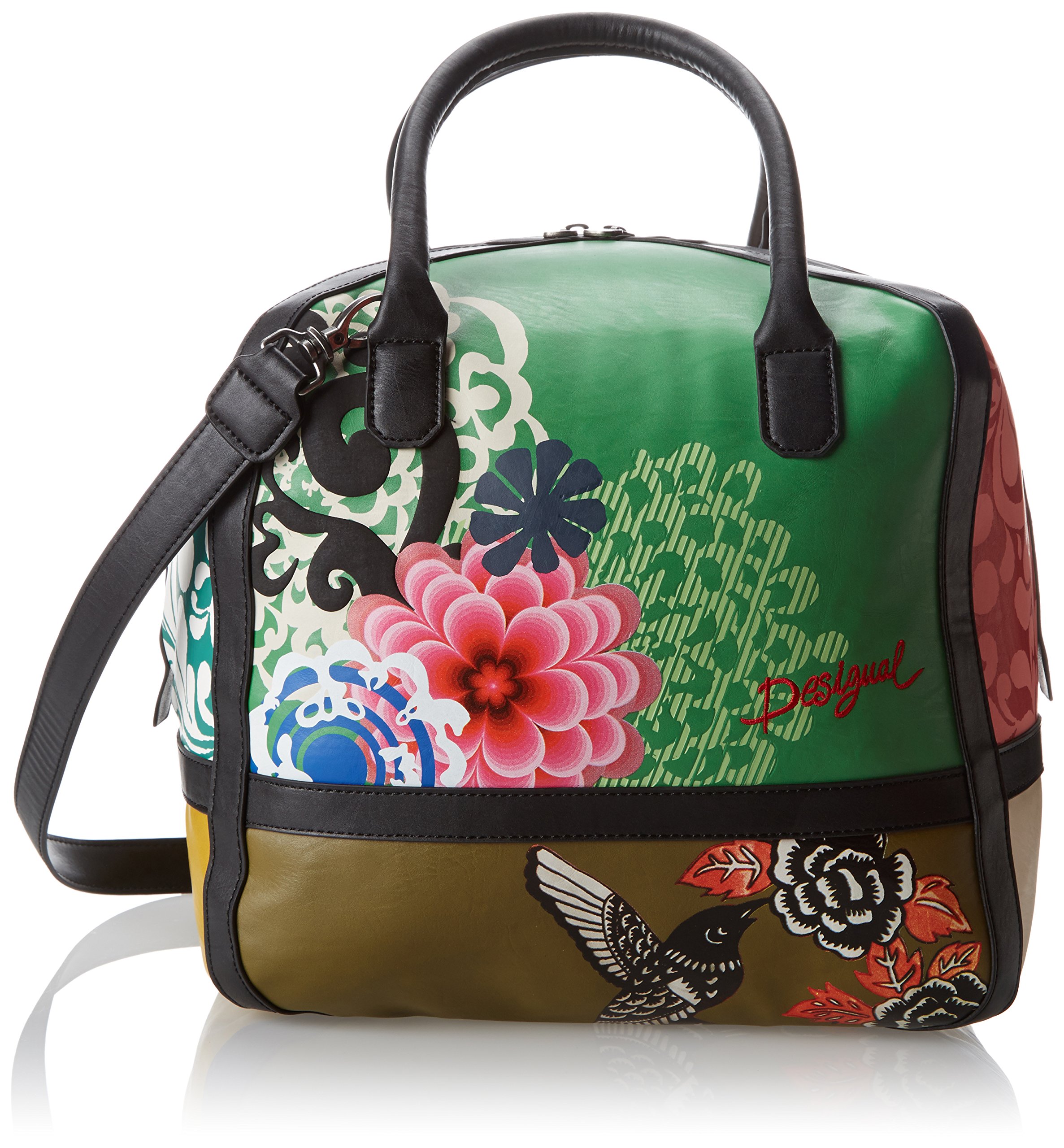 Desigual Cut Bag Tricolor Handbag