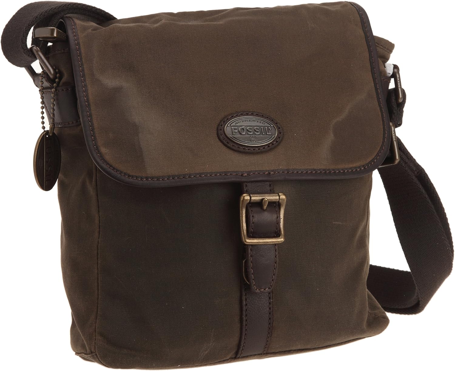 Fossil Men’s EstateCity Bag CrossBody Bag Green Size One Size Fits
