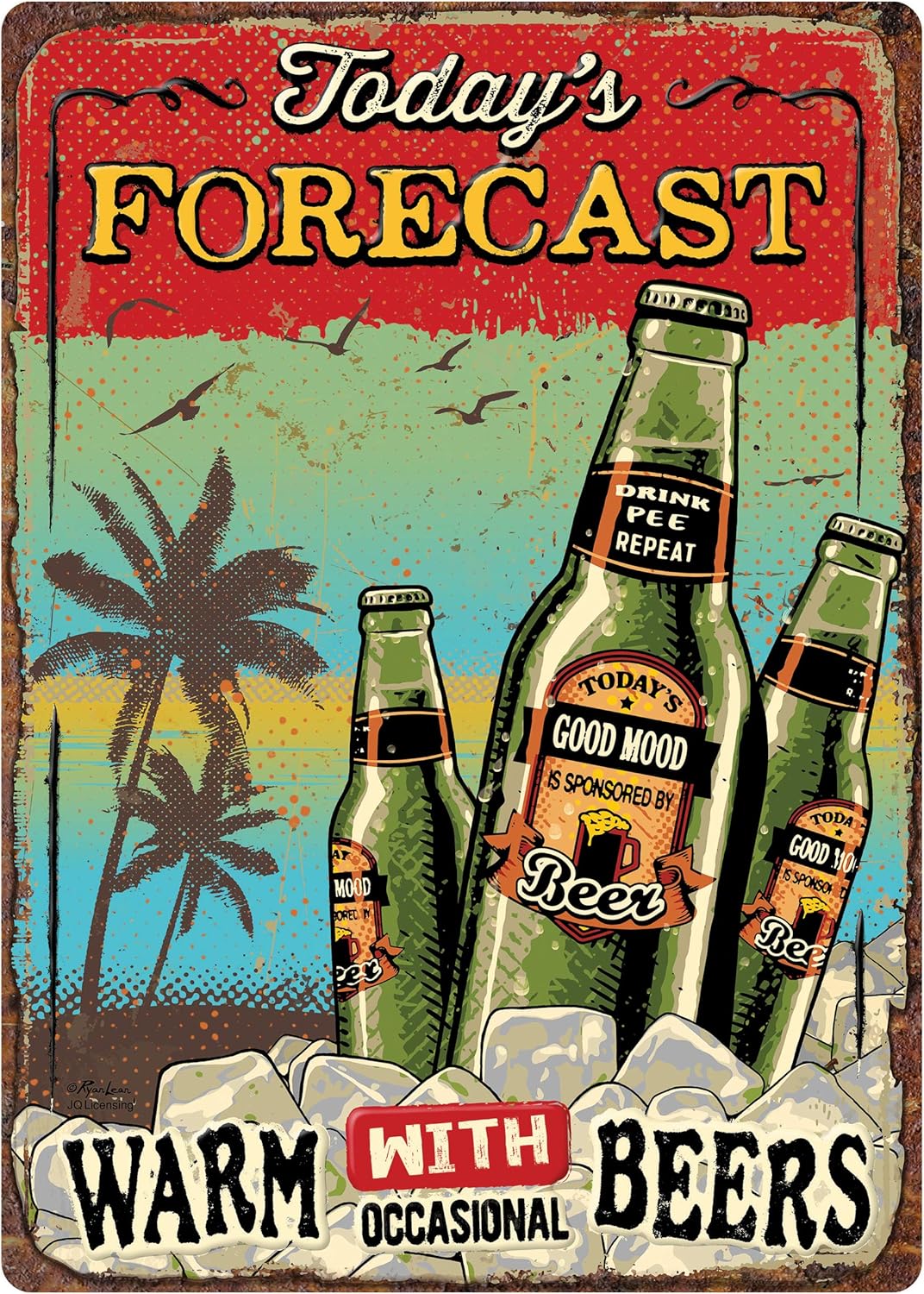 Best River Forecast Metal Sign