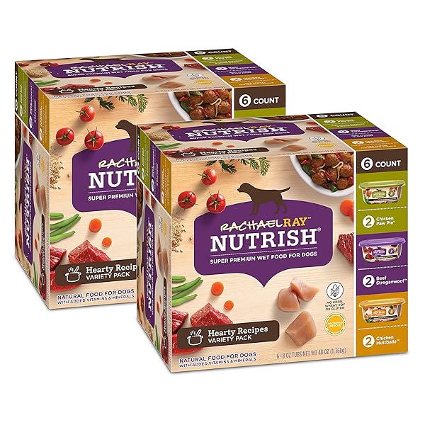 RACHAEL RAY NUTRISH WET DOG FOOD VARIETY PACK...