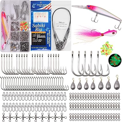 fishing hooks and sinkers