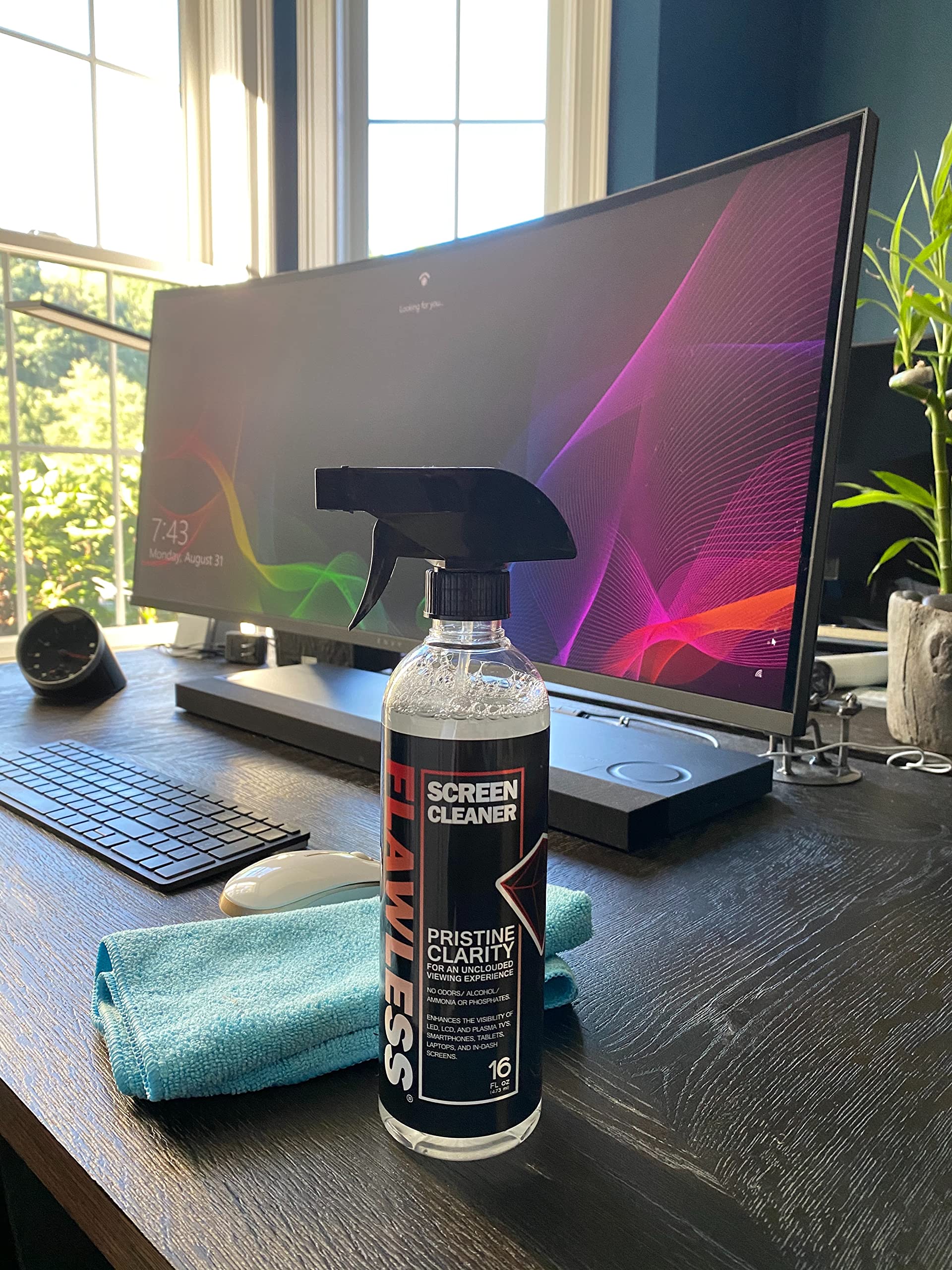 Mua Flawless Screen Cleaner Spray with Microfiber Cleaning Cloth for ...